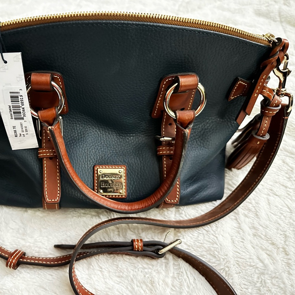 Dooney & Bourke Bristol Leather Satchel - Black